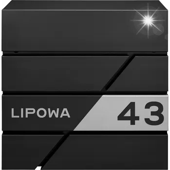 Poštovní schránka PROSTRANNÁ ČERNÁ POŠTOVNÍ SCHRÁNKA NA DOPISY + VZOR