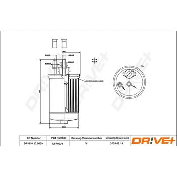 Palivový filtr Palivový filtr DRIVE+ DP1110.13.0039
