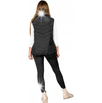 Dámská vesta Pánská/Dámská vyhřívaná vesta bez rukávů XL černá - napájení USB