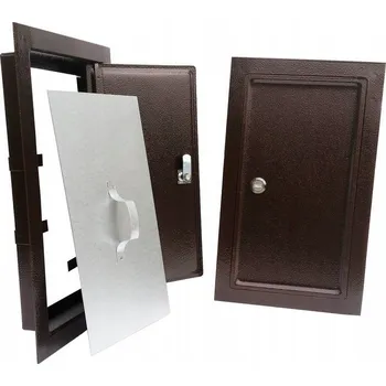 Komín KOMÍNOVÁ DVÍŘKA HNĚDÁ 155*290MM VELKÁ