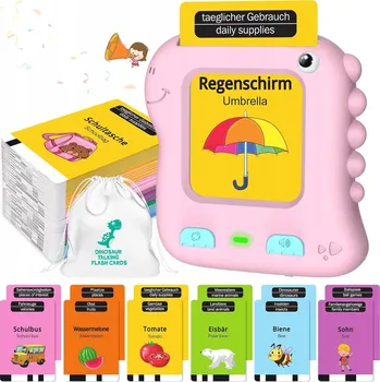 Hračka pro nejmenší RICHGV mluvící karty 234 slov pro učení angličtiny