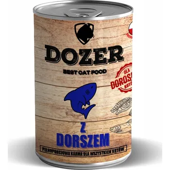 Krmivo pro kočku DOZER Premium pro kočky z Dorszem 400g konzerva Ryba