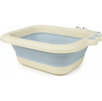 Skládací silikonová miska/umyvadlo na potraviny, prádlo, modrá - Babyhood