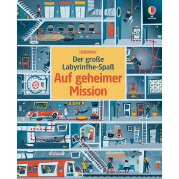 První čtění Der große Labyrinthe-Spaß: Auf geheimer Mission (Brožovaná)