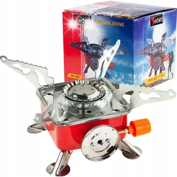 Turistický vařič PLYNOVÝ TURISTICKÝ VAŘIČ NA KEMPINK + POUZDRO NA KARTUŠ Palník Polní