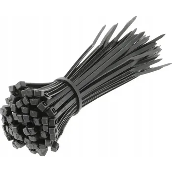 Organizace kabelů Stahovací páska černá 2,5x100 nylonová, UV odolná (balení = 100 ks) GTV