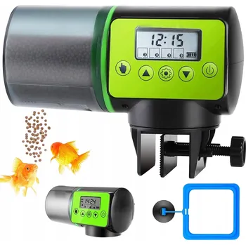 Krmítko pro ptáka AUTOMATICKÉ KRMÍTKO PRO RYBY DO AKVÁRIA DÁVKOVAČ KRMIVA KRMENÍ