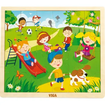 VIGA Puzzle Čtyři roční období - Jaro