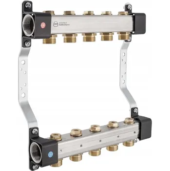 rozdělovač topení Kan-Therm rozdělovač 9 okruhů RVV INOXFLOW