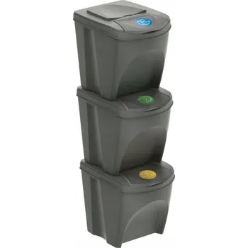 Odpadkový koš Odpadkový koš fra 75 l šedý