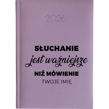 Kalendář Knižní kalendář 2026 A5 FunnyCase fialový