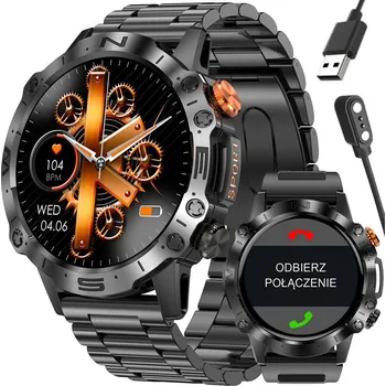 Chytré hodinky SMARTWATCH Pánské GRAVITY GT20-1 - AMOLED, DODATEČNÝ PÁSEK (sg024a) Barva (Varianta): tay-50592-uniw