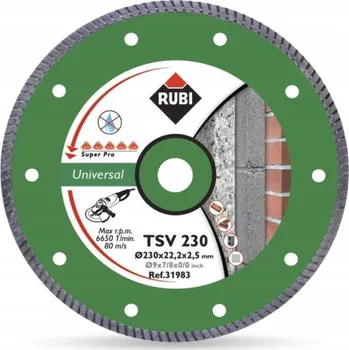 Řezný kotouč Diamantový kotouč Rubi TSV 230 Pro 230x22,2 mm