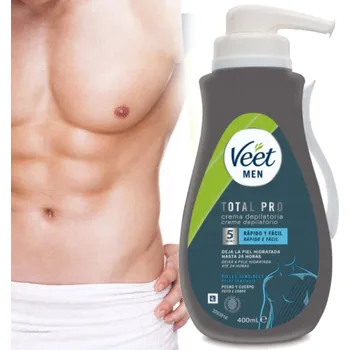 Krém na depilaci těla pro citlivou pokožku, na hrudník VEET MEN, pro muže