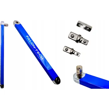 Klíč PRODLUŽOVACÍ KLÍČ S PŘEVODOVOU RAČNOU + ADAPTÉRY 1/4", 3/8", 1/2"