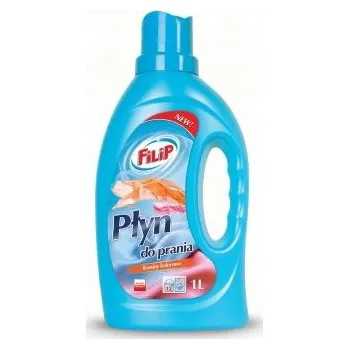 Prací gel Tekutý prací prostředek na barevné prádlo Filip 1 l