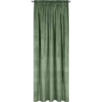 Obraz Závěs VELUR samet páska Eurofirany Rosa tmavá máta 140x270 1 Ks.