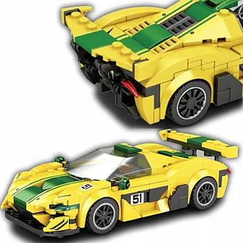 ostatní stavebnice STAVEBNICE MODEL PRO SESTAVENÍ SPORTOVNÍ AUTOMOBIL P1 GTR 368 DÍLKŮ