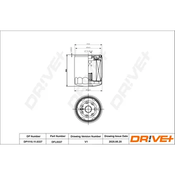 Olejový filtr Olejový filtr DRIVE+ DP1110.11.0337