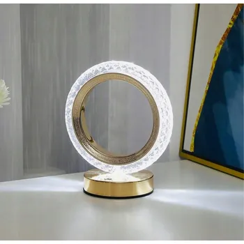 Lampička NOČNÍ LAMPA LED KŘIŠŤÁLOVÁ MODERNÍ DO LOŽNICE OBÝVACÍHO POKOJE LOFT DOTYKOVÁ O