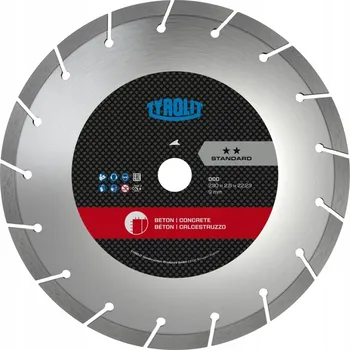 Brusný kotouč TYROLIT DCC ** rychlý kotouč na betonu 230mm
