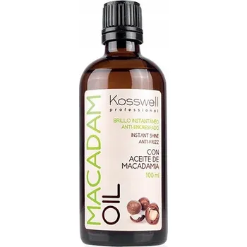 Vlasová regenerace Kosswell přírodní olej na vlasy Macadamia Oil 100 ml