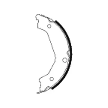 Lanko parkovací brzdy Sada brzdových čelistí parkovací brzdy TEXTAR 91065700