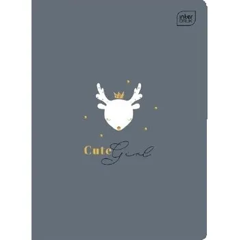 Sešit INTERDRUK ŠKOLNÍ SEŠIT A5 16 LISTŮ linkovaný PRO DÍVKU MIX 1 kus