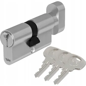 Vložka do dveří Cylindrická vložka s knoflíkem do dveří 30G/50 nikl, Yale Assa Abloy