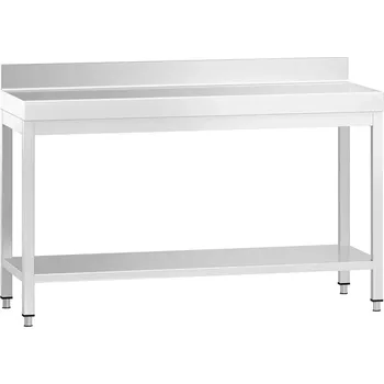 Dílenský stůl vasegastro Nerezový stůl s policí 140x70x85cm 8101459329