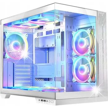 PC skříň MODECOM 417107697 Midi Tower Počítačová Skříň bílá