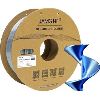3D tisk Filament Silk PLA+ Jamghe 1,75 mm 1000 g vícebarevný (multicolor)