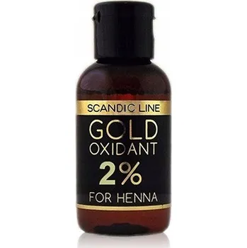 Barva na vlasy Scandic Line Gold Oxidant 2% 50 ml oxidant pro hennu