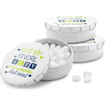 Bonbon Sablio Mentolky Když Bůh stvořil šéfy - 3 ks