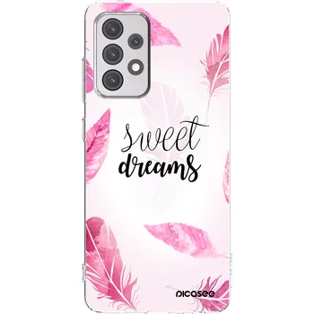 Pouzdro na mobilní telefon Picasee silikonový průhledný obal pro Samsung Galaxy A52s 5G A528B - Sladké sny