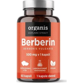 Organis Berberin 500 mg. 60 cps.