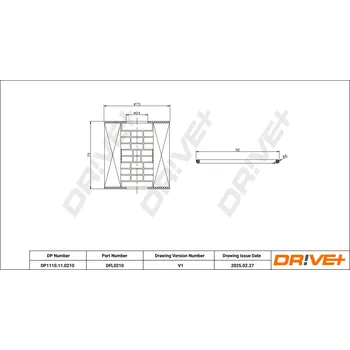 Olejový filtr Olejový filtr DRIVE+ DP1110.11.0210