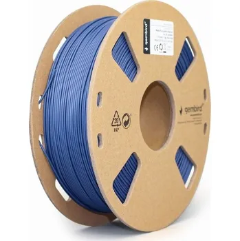 Filament Gembird Tisková struna (filament), PLA MATTE, 1,75mm, 1kg, modrá