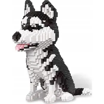 ostatní stavebnice 3D Stavebnice Doggy Husky pro psa, Dárek Santa Clause