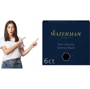 Vrták Černé náplně Waterman 6 ks