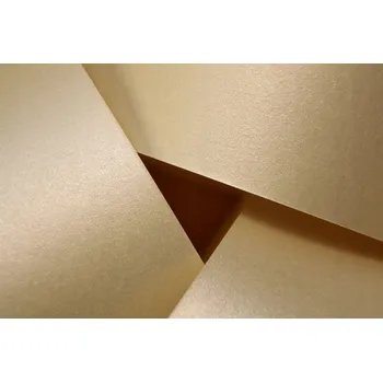 Kancelářský papír OZDOBNÝ PERLEŤOVÝ PAPÍR KRÉMOVÝ 125G A4 20 LISTŮ