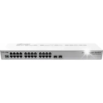Switch Přepínač 24xGbE 2 xSFP+CRS326-24G-2S+RM-MX