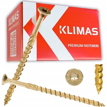 Vrut TESAŘSKÉ VRUTY DO DŘEVA KUŽELOVÉ 5X100 KUŽELOVÁ HLAVA TORX 200 KUSŮ