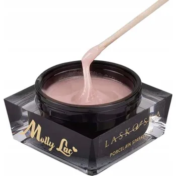 Lak na nehty Molly Lac Builder Foundation Gel 15ml béžová a hnědá