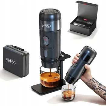 Kávovar Bezdrátový automatický kávovar HiBREW H4A_BK_Bag_Holder 80 W černý