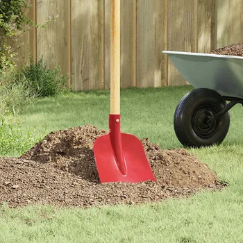 Příborník do zásuvky Hlava lopaty Červená 32 x 24,5 cm Práškově lakovaná ocel