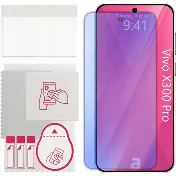 Pouzdro na mobilní telefon Sklo 9H pro Vivo X300 Pro, alternativa tvrzeného skla, flexibilní