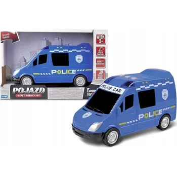 autíčko POLICEJNÍ AUTO POLICIE VAN MODRÉ SVĚTLO/ZVUK POHON