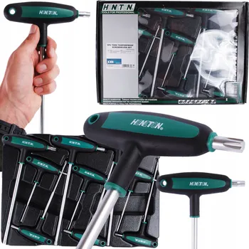 Šroubovák SADA ŠROUBOVÁKŮ TORX 9 KS TYPU T HONITON H0041