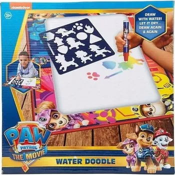 kreativní sada Tlapková patrola PODLOŽKA NA MALOVÁNÍ VODOU sada se šablonami pro děti +3 roky